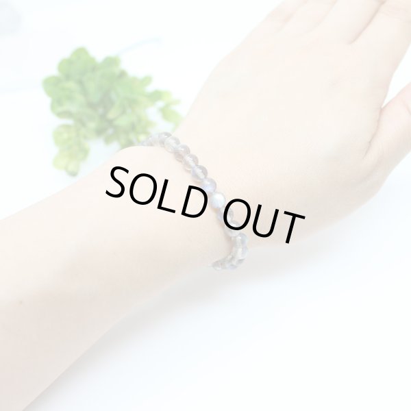 画像4: 【写真現品お届け】6ミリ ラブラドライト パワーストーン 15.5センチ ブレスレット (4)