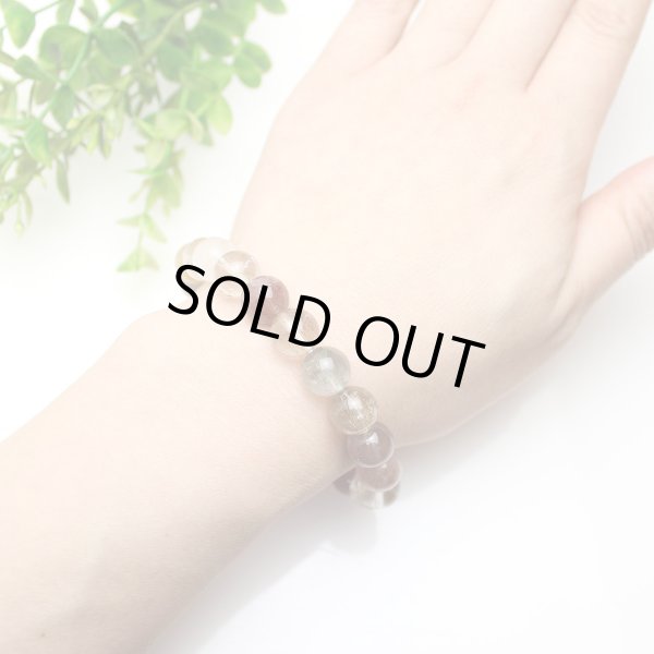 画像6: 【福禄寿】【写真現品お届け】10ミリ ミックスルチルクォーツ「福禄寿ブレス」パワーストーン ブレスレット (6)