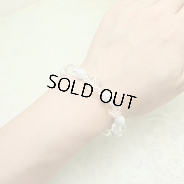 画像4: 【開運四神】ビルマ翡翠 & カット水晶 パワーストーンブレスレット (4)