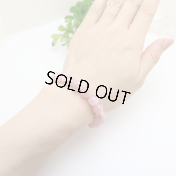 画像6: 10ミリ ディープローズクォーツ  パワーストーン ブレスレット 天然石ブレスレット メンズ レディース 男性用 女性用 父の日 母の日 桃色 ピンク プレゼント 可愛い (6)