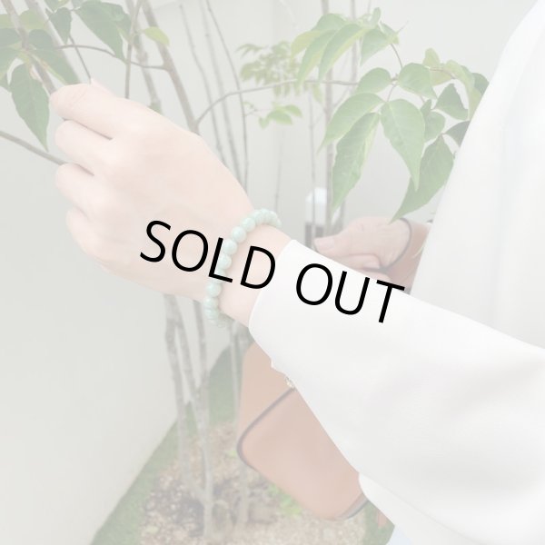 画像5: 【現品写真お届け】稀少♪人生の成功と繁栄♪ ビルマ翡翠 8ミリ パワーストーン  ブレスレット (5)