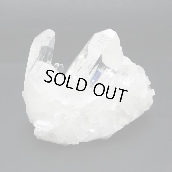 画像4: トマスゴンサガ産 水晶 クラスター 111g  トレー・さざれチップ付 (4)