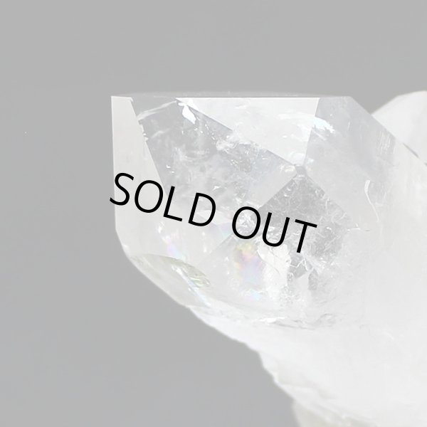 画像4: トマスゴンサガ産 水晶 クラスター 153g  トレー・さざれチップ付 (4)