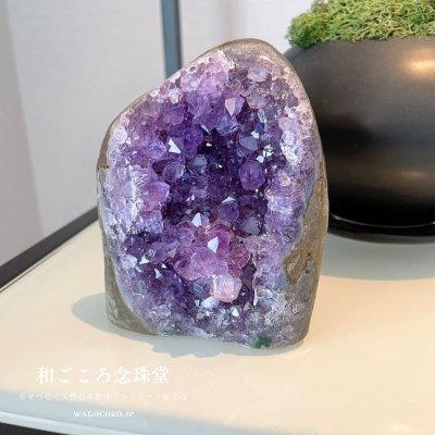 画像1: 厳選品 極上 5A＼＼ウルグアイ産・アメジスト クラスター(紫水晶)／／人気☆自立アメジストクラスター浄化やインテリアに♪