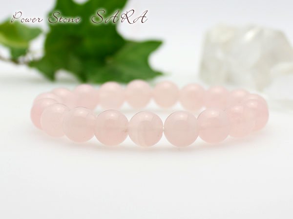 画像3: 恋のお守り♪美のサポート♪女性らしさ100% 10ミリローズクォーツ パワーストーン ブレスレット (3)