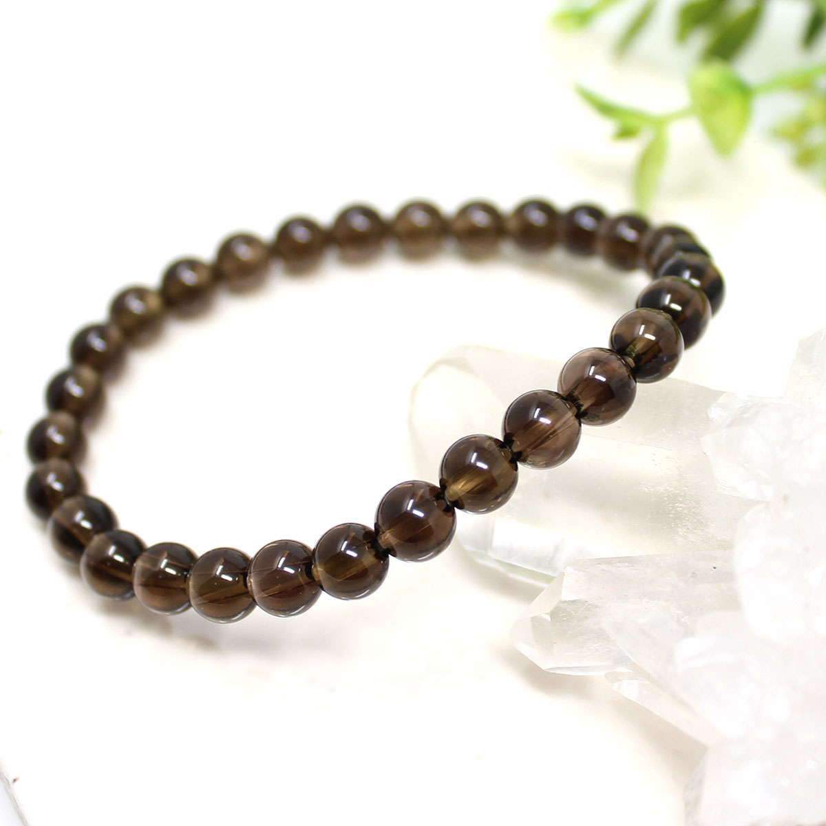 ６ミリ 茶水晶(スモーキークォーツ) ブレスレット 再入荷のお知らせ