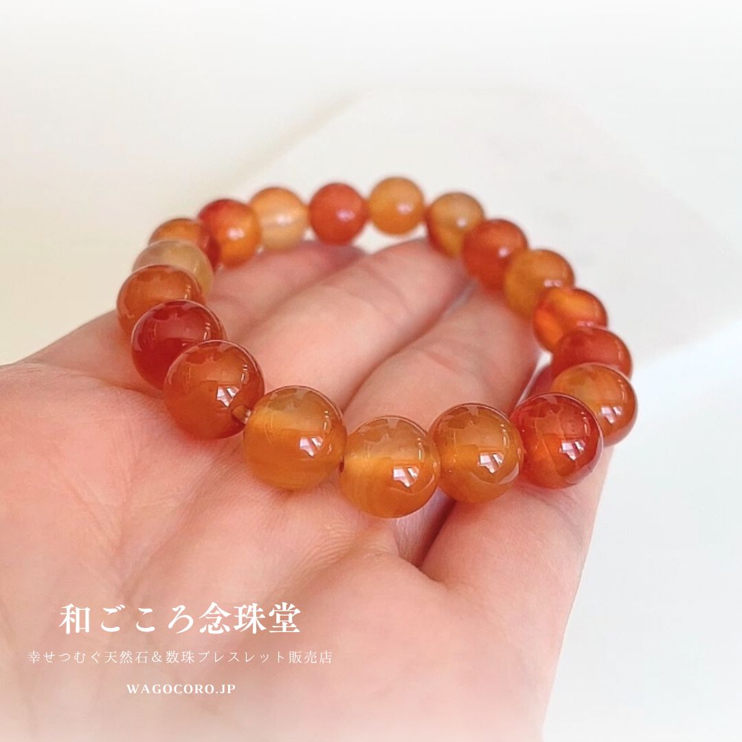 8ミリ水晶・10ミリカーネリアン パワーストーン ブレスレット 再入荷のお知らせ