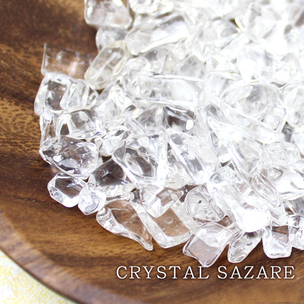 200g】ブラジル産 水晶 さざれチップ ♪さざれ石・置いておくだけ簡単浄化♪ - 天然石・数珠ブレスレット通販 和ごころ念珠堂